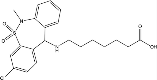 Tianeptine chemical structure